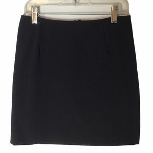 Bebe Black Fitted Zippered Mini  Skirt